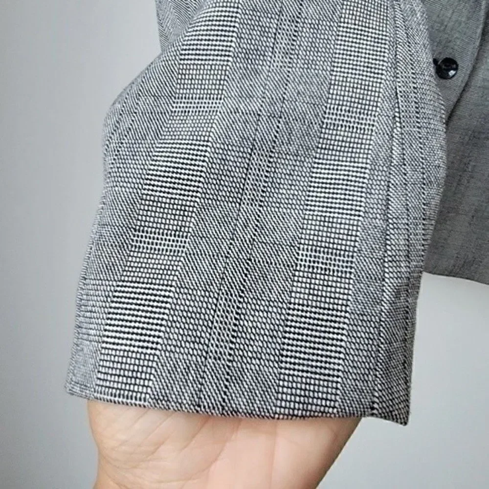 MERCER & Madison Black & White Houndstooth Blazer